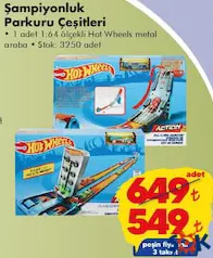 HOT WHEELS OYUNCAK ŞAMPİYONLUK PARKURU YARIŞ PİSTİ ÇEŞİTLERİ